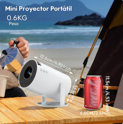 🎥 MINI PROYECTOR HD – Noches únicas con tu mini proyector🍿
