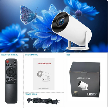 🎥 MINI PROYECTOR HD – Noches únicas con tu mini proyector🍿