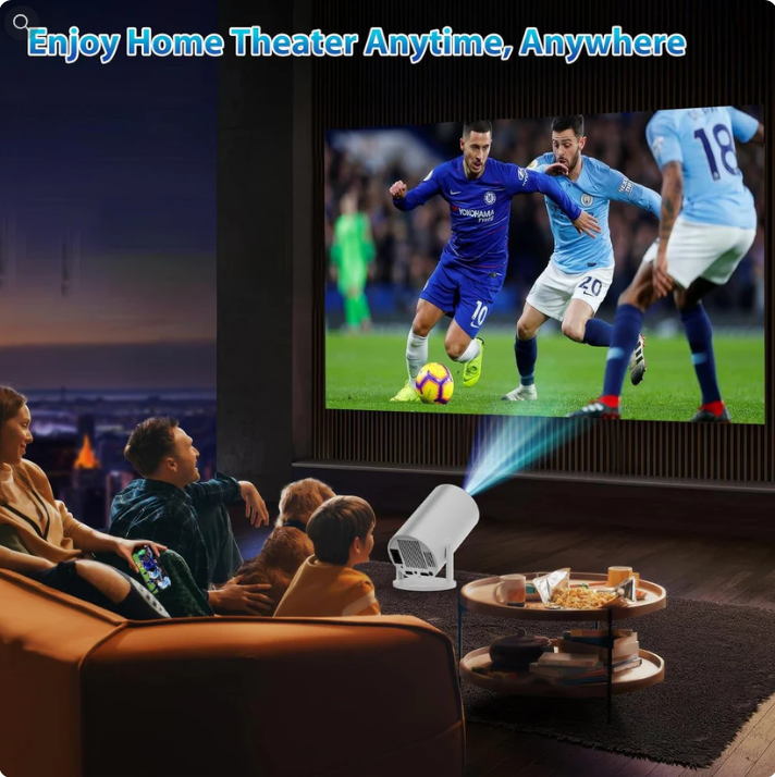 🎥 MINI PROYECTOR HD – Noches únicas con tu mini proyector🍿