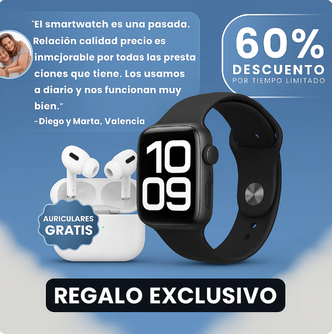 SmartWatch S10 + Auriculares Pro GRATIS (Special Edition)