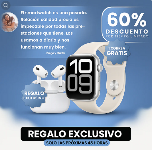 SmartWatch S10 + Auriculares Pro GRATIS (Special Edition)